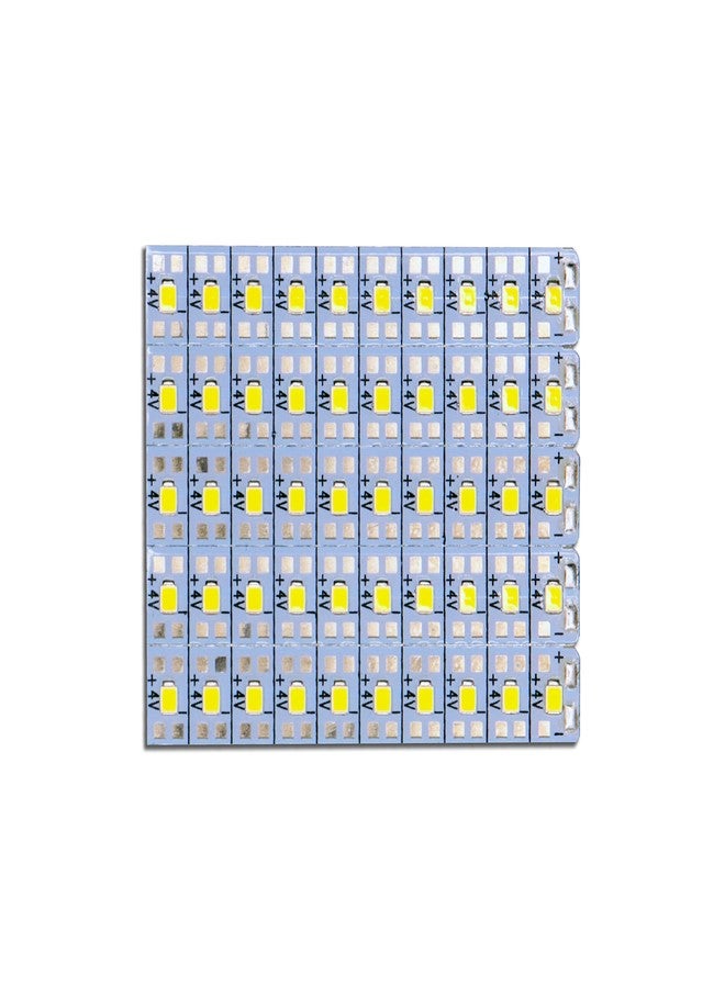 Electronicspices Electronic Spices 4 Volt 5730 LED Light Strips (50 Led) Aluminum for Holiday/Home/Party/Indoor/Outdoor Decoration(Cool white) (50) - Image 2
